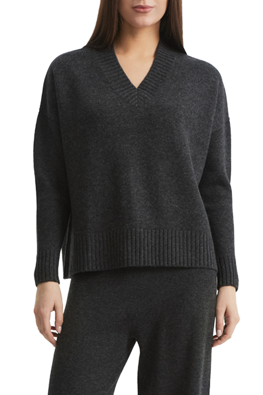 Джемпер 112513 ТЕМНО-СЕРЫЙ, фото 3